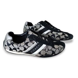 Coach Suede and Canvas Jayme Sneakers 